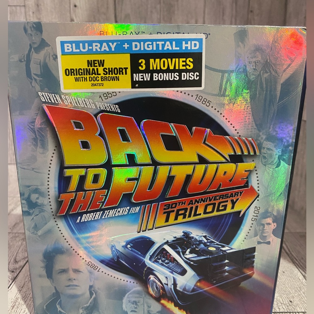 Back to the Future Blu Ray disc set